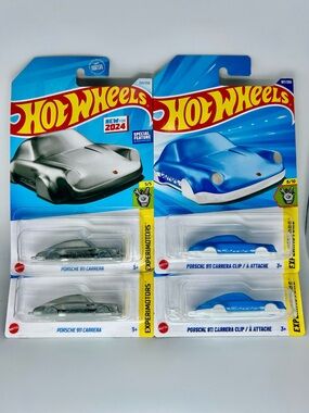 Hot Wheels Expirimotors Lot of 4x
- Porsche 911 Carrera Blue & Silver Key Chain